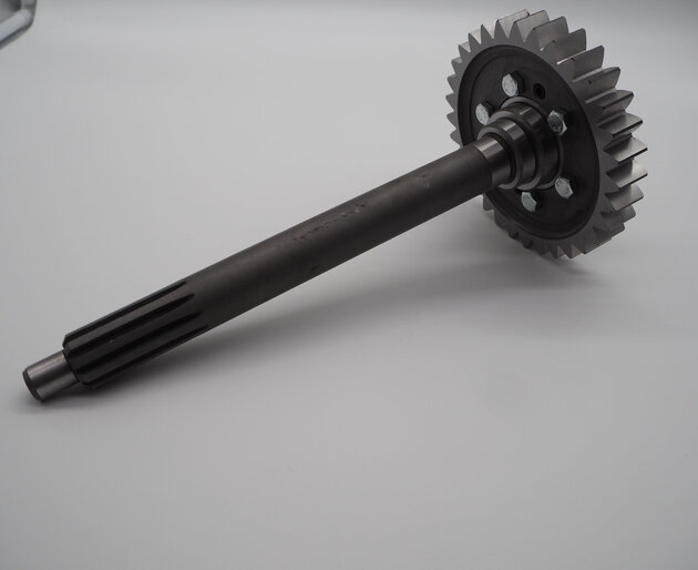 Tellerrad mit Welle für Getriebe Lange Antriebswelle mit Tellerrad