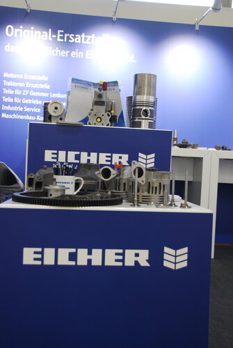 Messeauftritt der eicher vertriebs gmbh Messestand der Eicher Vertriebs GmbH mit Produkten